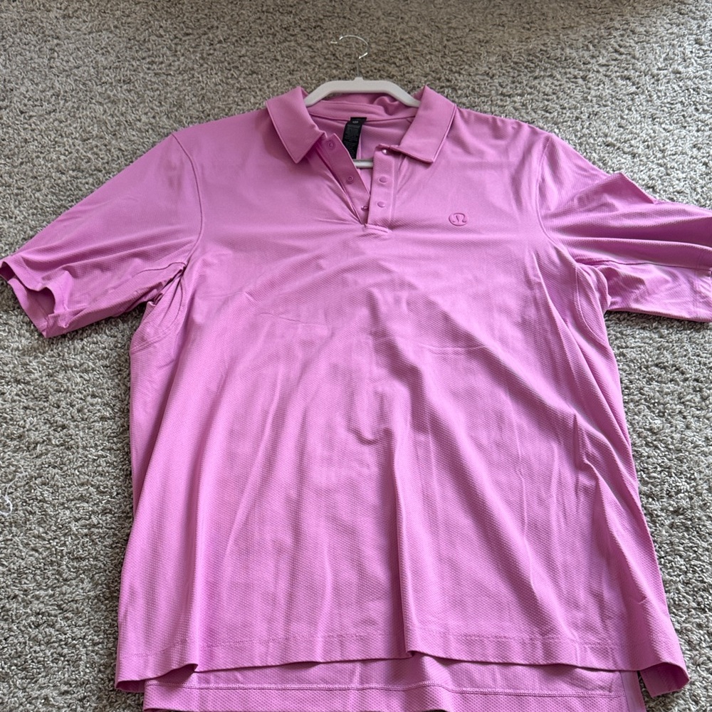 Men's lululemon Pink Polo Shirt
